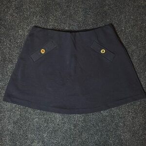 Lilly Pulitzer Madison Skort Navy Blue Sz XS